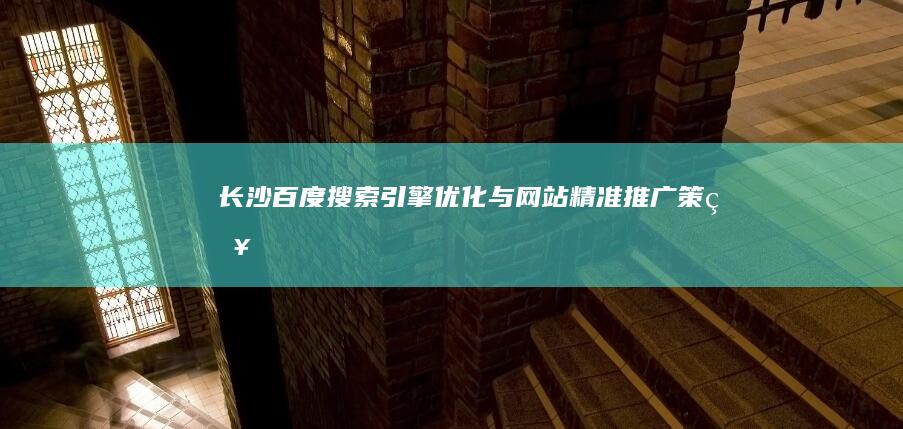 长沙百度搜索引擎优化与网站精准推广策略